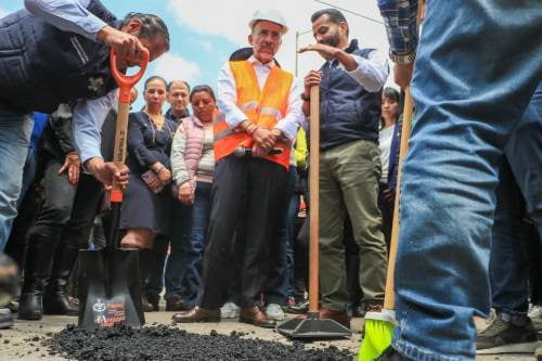 Llega "Escuadrón Tapa tu Bache" a San Salvador Tizatlalli en Metepec